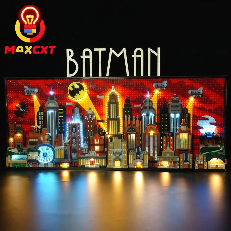 MAXCXT LED-Lichtset für LEGO 76271, die animierte Serie Gotham City, dekorative DIY-Lampe, ohne Bausteine ﻿