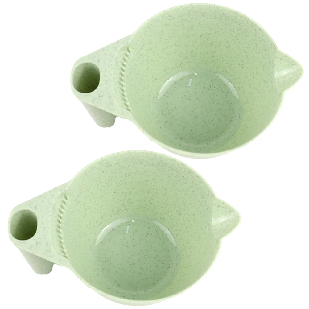 

2 Pcs Hair Dye Bowl Mixing Bowls for Salon Color Stylist Cute Hairstylist Whisk