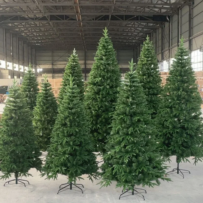 Eco-Friendly Artificial Christmas Tree Green Standing Decorative Item for the Festive Season