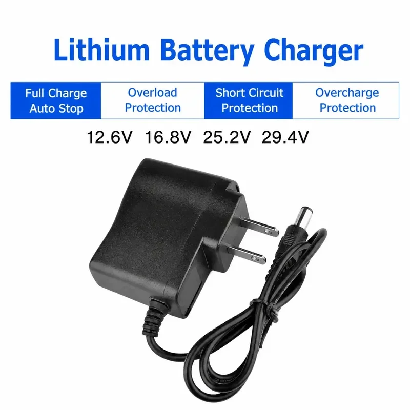 12V Lithium Battery All-in-One Charger 12.6V 5A Ternary Smart Polymer 18650 Group Fast Charging Universal for 24V