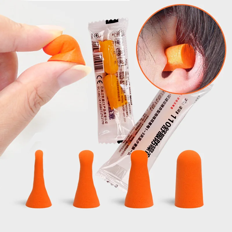 

10 Sets Ear Plugs for Sleep Earplugs Noise Reduction Ear Plug Foam Sleep Anti Noise Reduction Music Canceling Soundproof Earplug