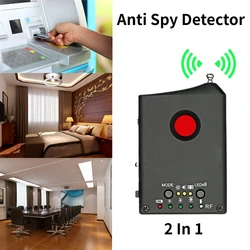 New Full Range Anti - Spy Bug Detector Mini Wireless Camera Signal GSM Device Tracker Hidden Camera Finder Eavesdropping Device