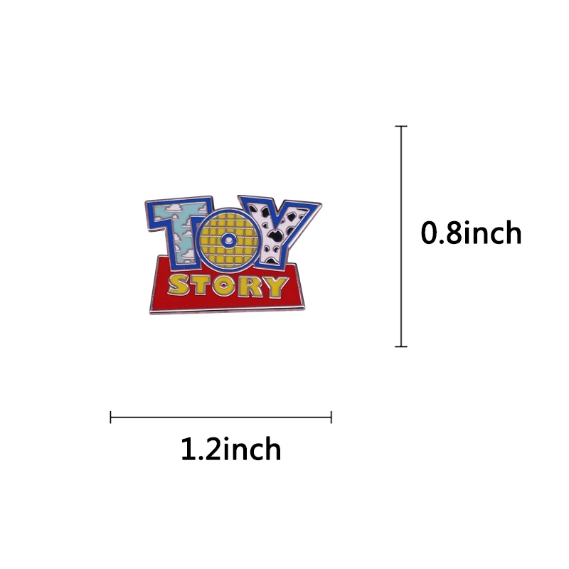 المينا دبوس الكرتون فيلم شارة حقيبة الظهر الديكور المجوهرات