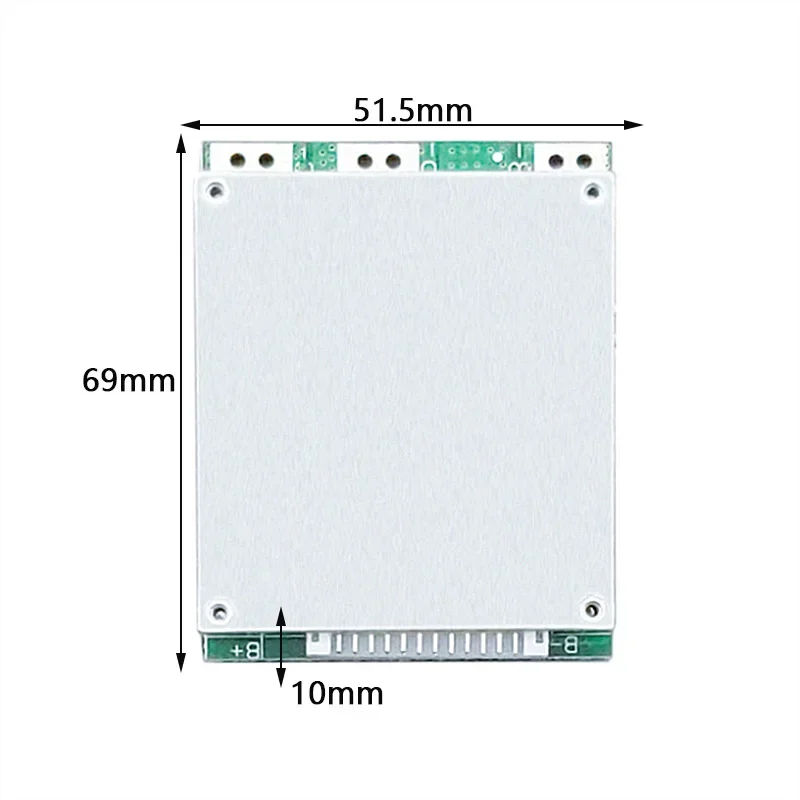 13S 48V 35A Разделенный порт баланса BMS для литий-ионной батареи 10S 36V 20A Круглая система управления батареей с датчиком температуры Плата BMS
