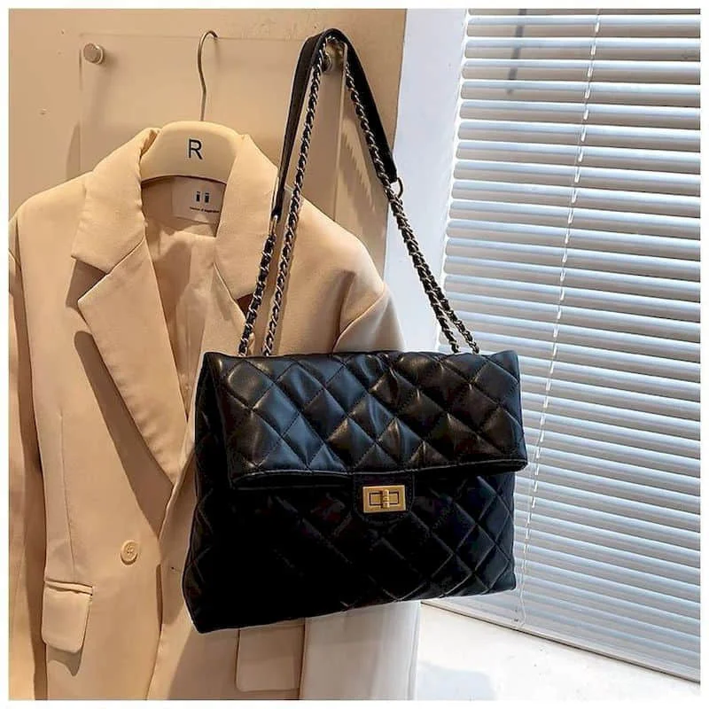 

Модные роскошные сумки на плечо для женщин, сумки большой емкости с ромбовидной сеткой, женские сумки на плечо 2025 года, новинка в универсальной сумке-тоут под мышками