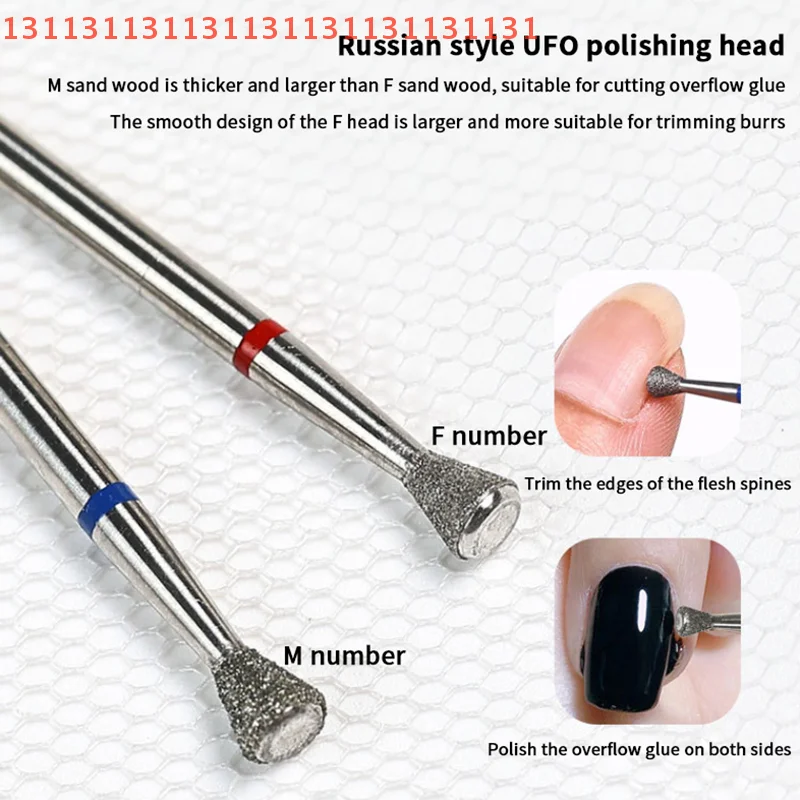 1 STKS Diamant Frees Kaal Nagel Boren Voor Manicure Accessoire Boor Voor Nagels Cuticula Verwijderen Gereedschap