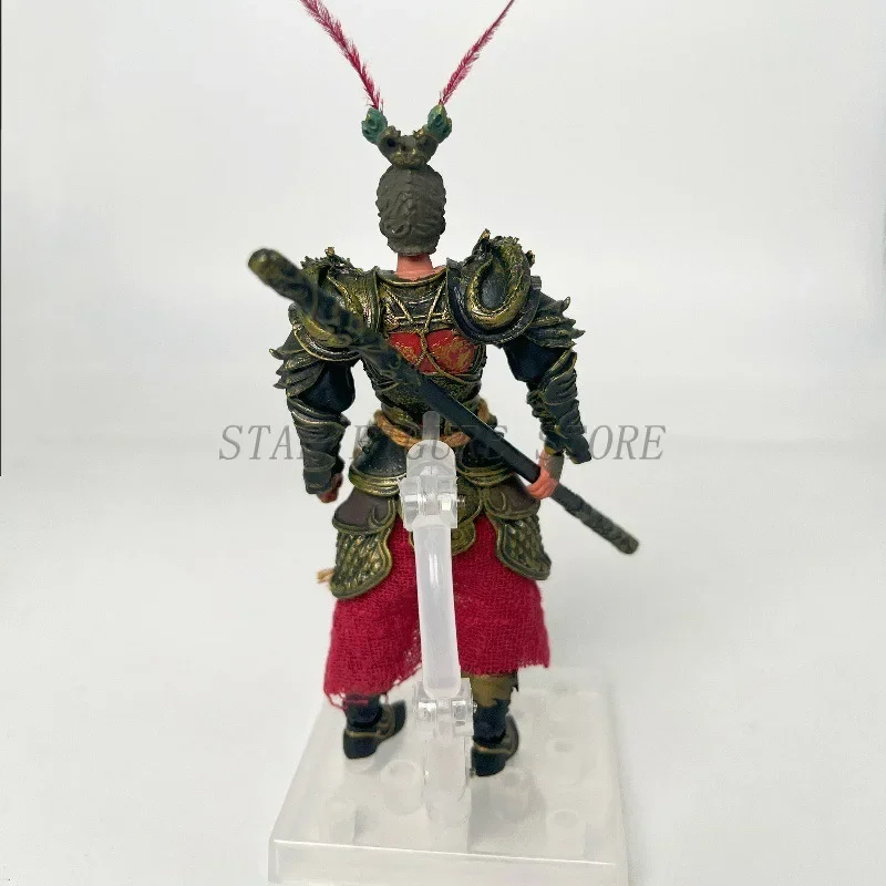 13cm Anime Black Wukong Figurka akcji GK The Monkey King Figurka PVC Kolekcja Ozdoby na biurko Ruchomy model Zabawki na prezenty