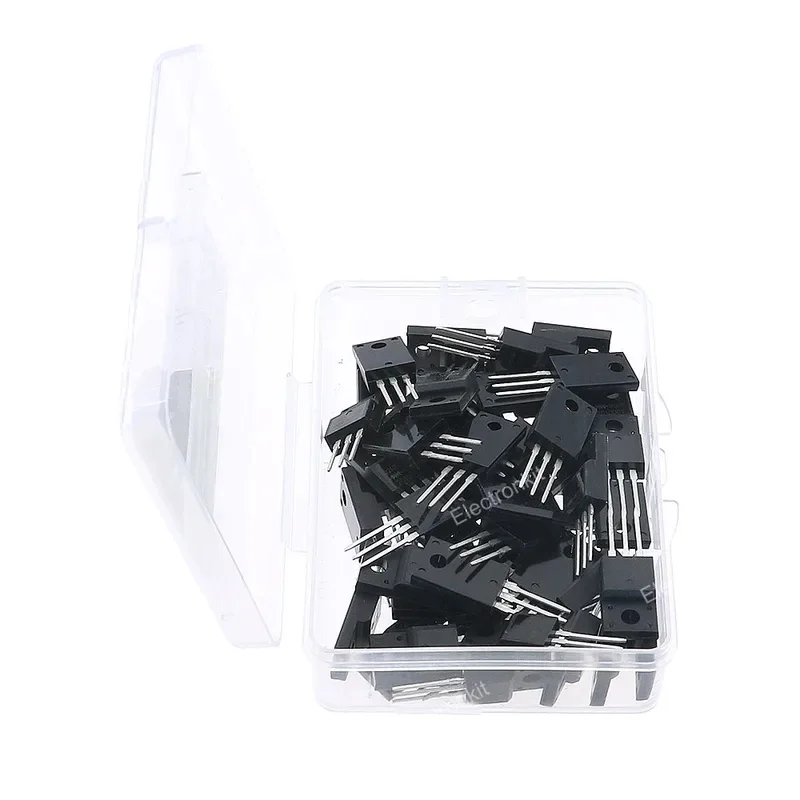 50Pcs TO-220F High Voltage Mosfet Transistor Field-Effect Transistor FQPF2N60C 4N60 5N60 8N60 10N60 12N60 20N60