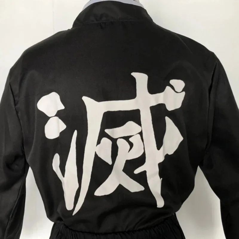 Peluca de Anime Shinobu Haori Kochou Shinobu, disfraz de Cosplay de Demon Slayer, uniforme tipo kimono, abrigo para mujer, disfraz de Halloween