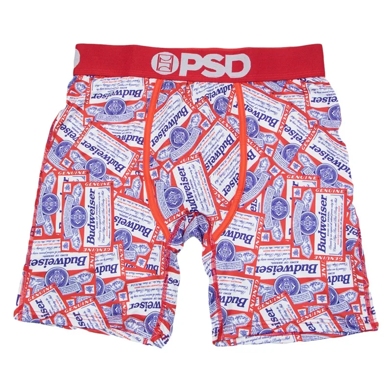 Hot Fashion PSDS Sexy Men Underwear Boxer Briefs Cartoon Graffiti Printed Male Panties Lingerie Underpants Man Boxershorts Cueca