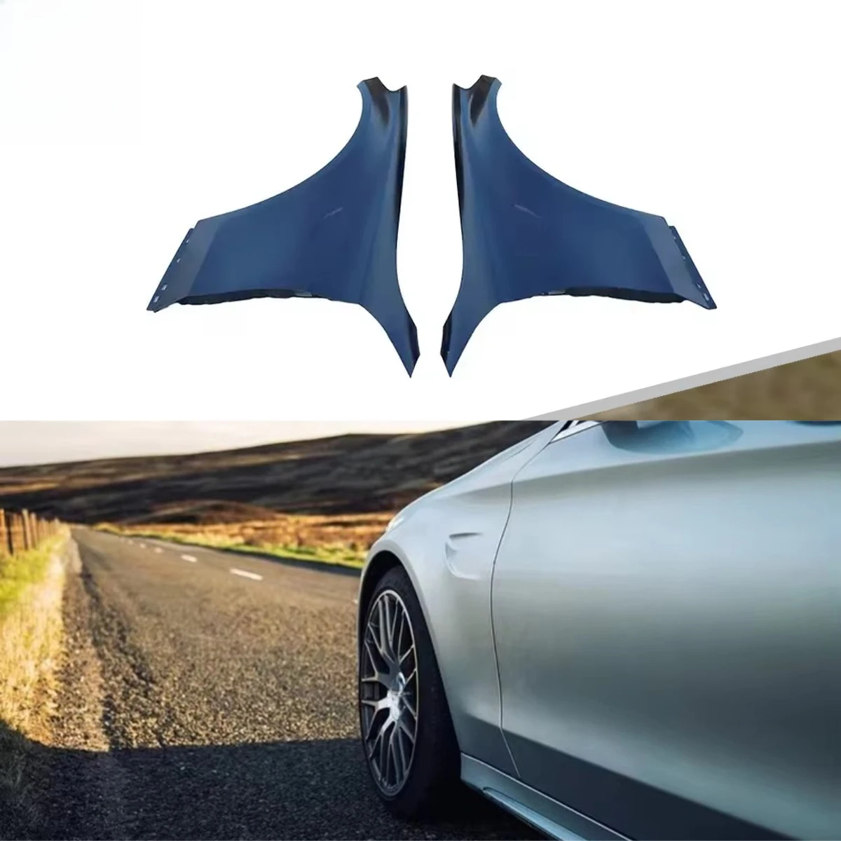 

2015 C63 Style Car Bumper Body Accessories Steel Fender for C Class W205 C205 2015-2019