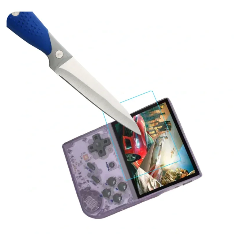 Película protectora de pantalla portátil RG35XX Plus, película protectora de pantalla de vidrio templado Anbernic RG35XX, accesorios para consola de juegos