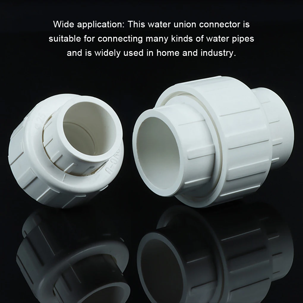 Aquarium PVC Pipe Union Connector Water Equal Connectors Spare Parts