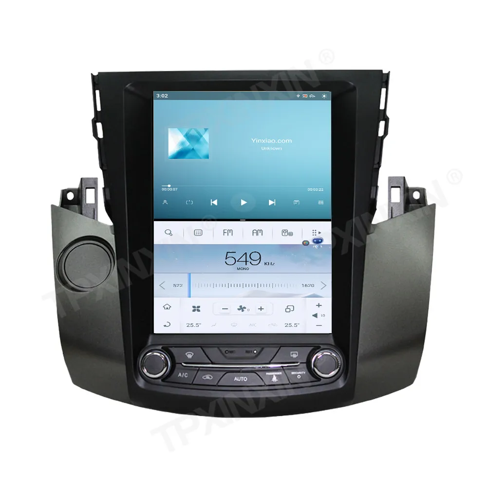 Qualcomm For Toyota RAV4 2003 2004 2005 2006 2007 2009 Android Car Radio Automotive Multimedia Player GPS Navigation Head Unit