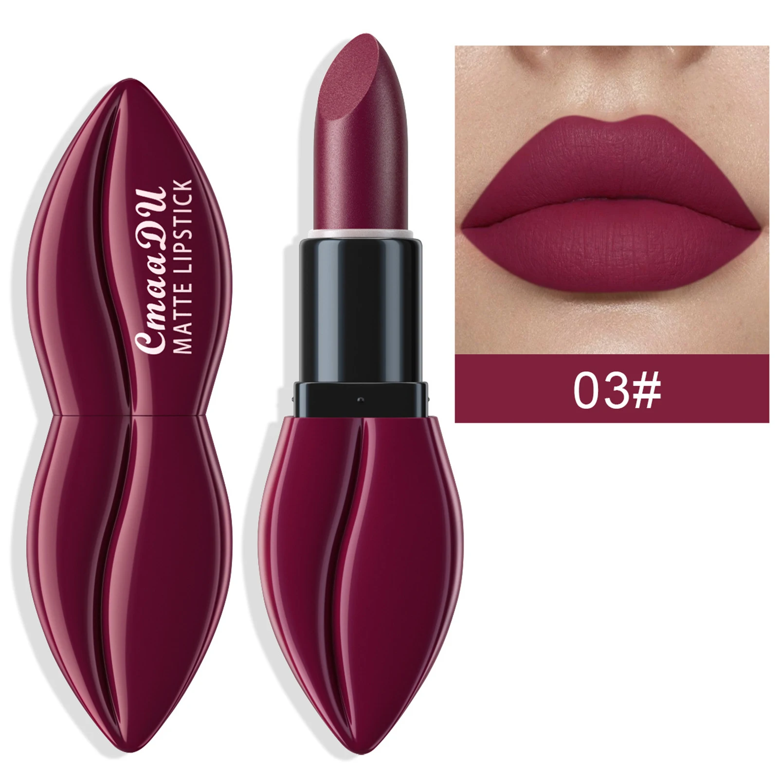 10 Colors Lip Shape Matte Lipstick Velvet Lip Gloss Long Lasting Waterproof Lip Makeup Set For Women Girls Fashion Cosmetics