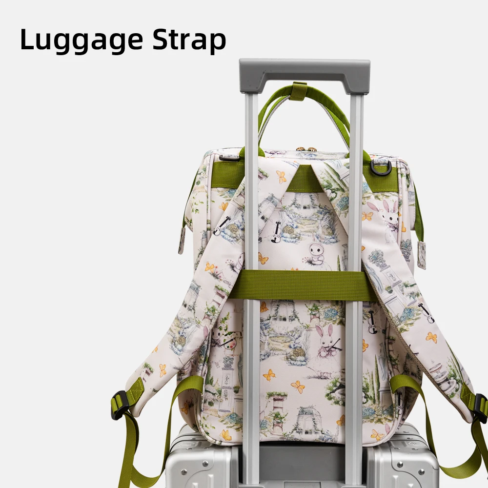 Sunveno Large Capacity Diaper Bag Backpack – Stylish Maternity Mommy Bag with Multi-Function Pockets, Lightweight Waterproof