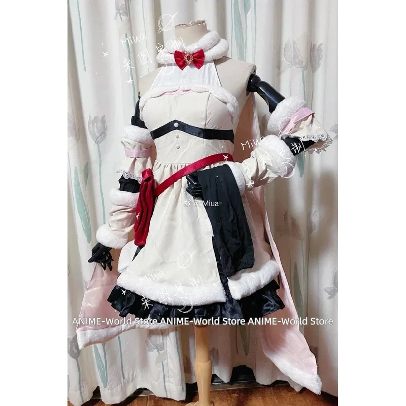 

2025 22 VTuber Hololive Tsunomaki Watame Lolita Dress Uniform Cosplay Costume Wig Halloween Party Outfit For Women New