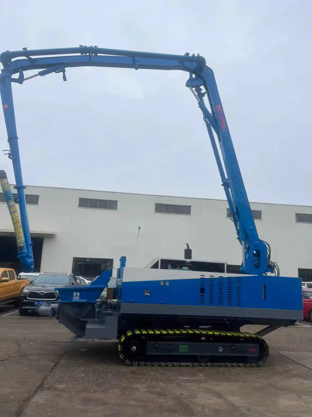 JIUHE Professional Manufacturer Truck-Connected Boom Pump Concrete Pump Without Truck with Core Motor Component