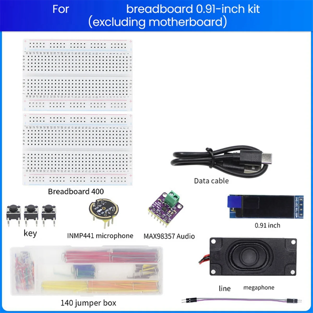 

Макетная плата A74Z, комплект 0,91 дюйма для Xiaozhi AI Voice Chatbot, комплект для обучения и развития головоломок