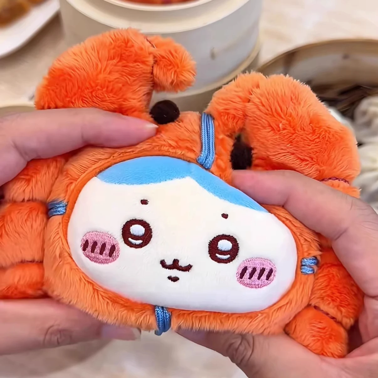 شنغهاي المحدودة جي يي كا وا شعر كراب أفخم دمية قلادة دمية لطيف Usach جي يي شياو با لعبة الطرفية هدية.