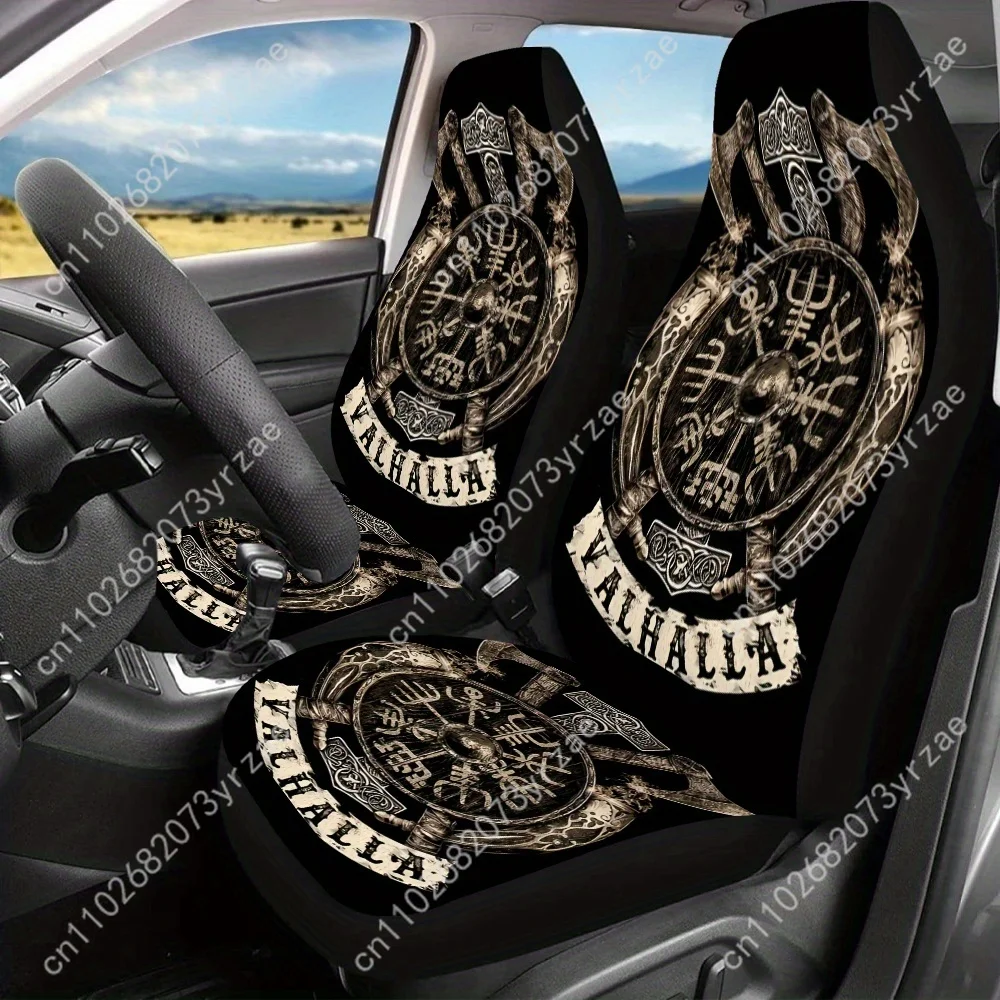 

Valhalla Symbol Car Seat Covers Universal Environmentally Friendly Interior Decorations Comfortable Breathable Car Seat Covers