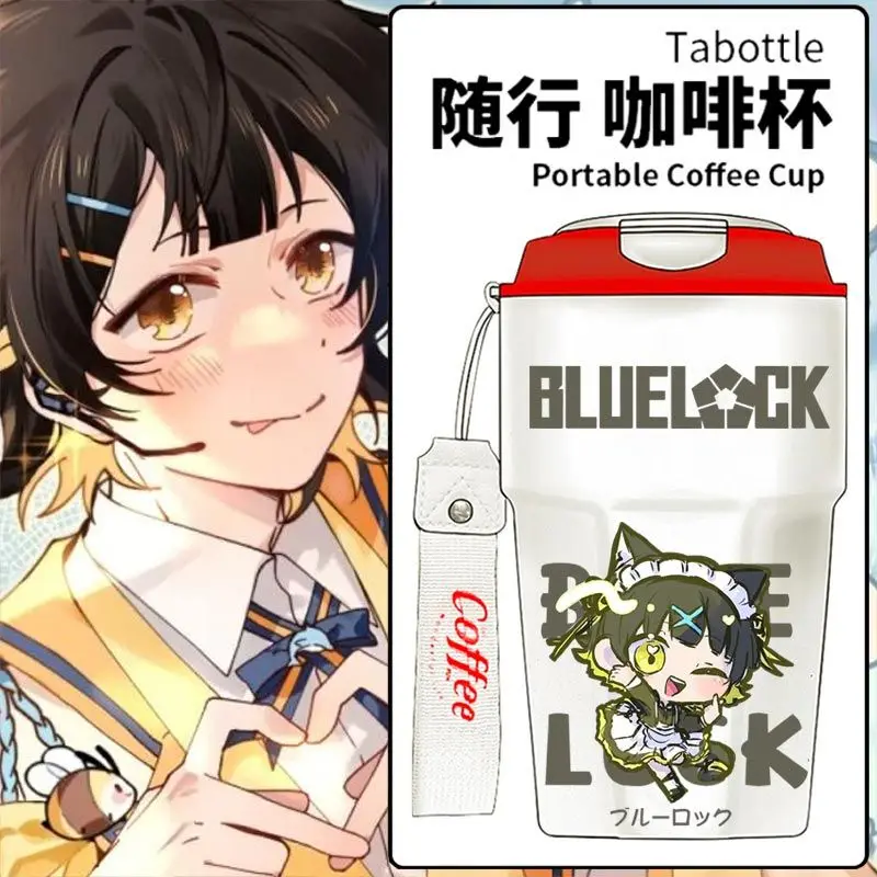 Anime Game BLUE LOCK Cos Seishiro Nagi Isagi Yoichi Chigiri Hyoma Reo Mikage Etc. Unisex Insulated Portable Coffee Mug Cup Gift