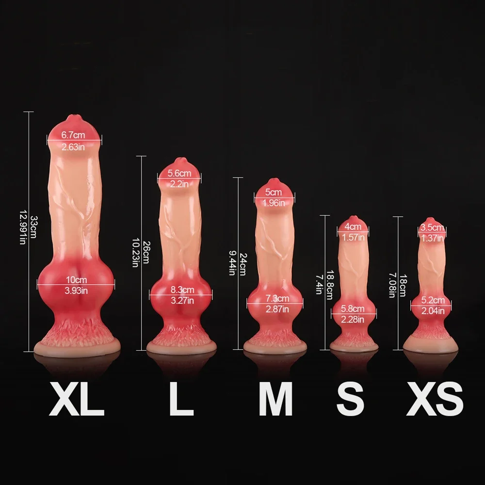 Super Huge Realistic Animal Dog Dildo Big Wolf Penis Suction Cup Anal Sex Toys For Female Strapon Butt Plug Erotic Shop Dick