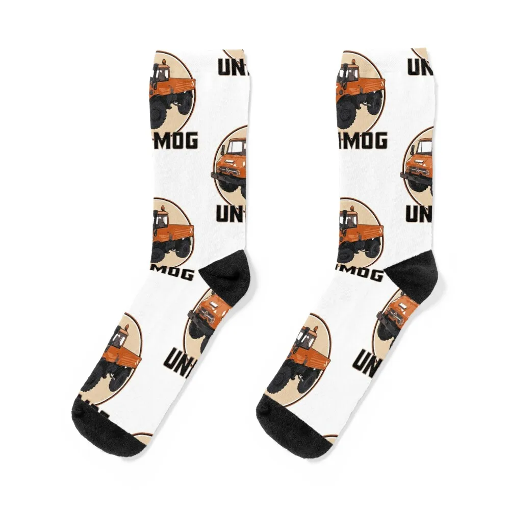 

UNIMOG orange Socks with print Lots shoes custom sports Socks Ladies Men's