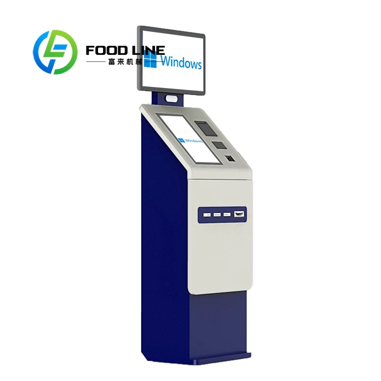 Customize All In One Payment Terminal Foreign Exchange Machine Self Service Kiosk Commercial Grade With Receipt Printer