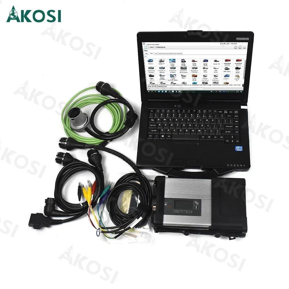 CF53 laptop Ready to use+V2026 Multiplexer MB Star Sd C5 xentry das wis epc For benz car bus truck Diagnosis scanner tools