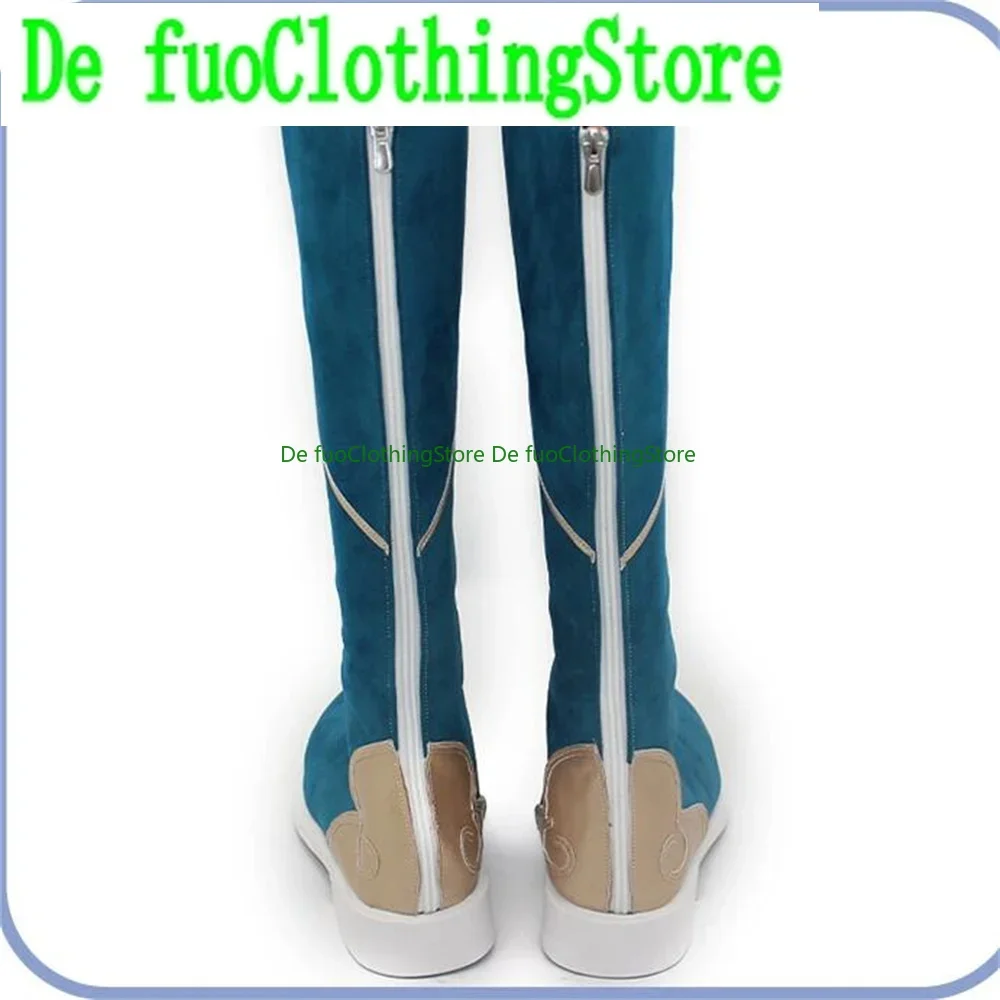 Shenhe Shen he Genshin Impact Cosplay Shoes أحذية لعبة أنيمي الهالوين عيد الميلاد Defu متجر أحذية الملابس