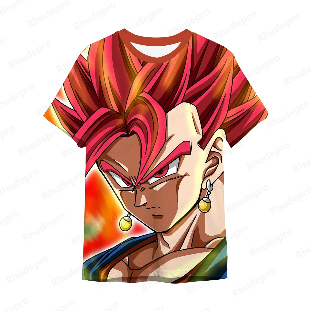 Streetwear goku manga curta camiseta vegeta topos dragon ball anime ginásio camiseta homem casal roupa engraçado t camisas impressão 3d menino menina