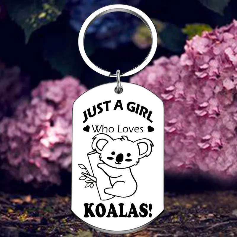 Koala Gift Keychain koala birthday Key Rings koala Lover Gift girl sister friend daughter chrismas gift