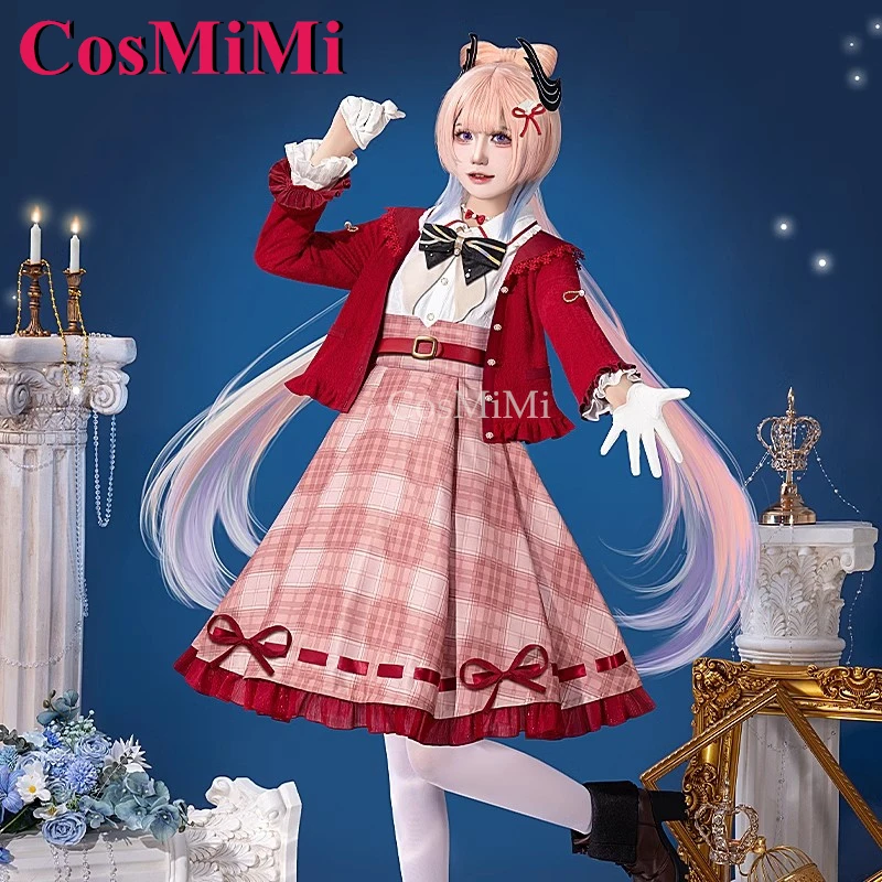 

CosMiMi Game Genshin Impact Sangonomiya Kokomi Cosplay Costume Sushi Jointly-Designed Dress Carnival Party Role Play Clothing