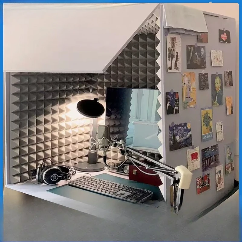 Simple recording studio home soundproof room professional recording studio