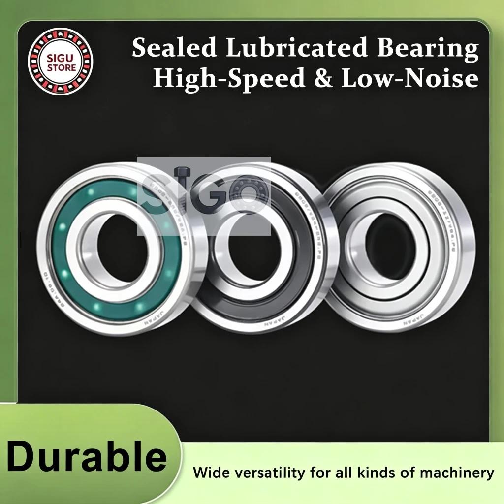Solid Grease Lubricated Deep Groove Ball Bearing 6200 6201 6202 6203 6204 6205 ZZ 2RS
