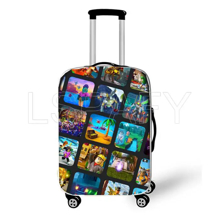 Luggage Cover Protective Suitcase Trolley Case Travel Dust Cover 18 To 28inch ROBLOX Pattern Elastic Luggage Protective