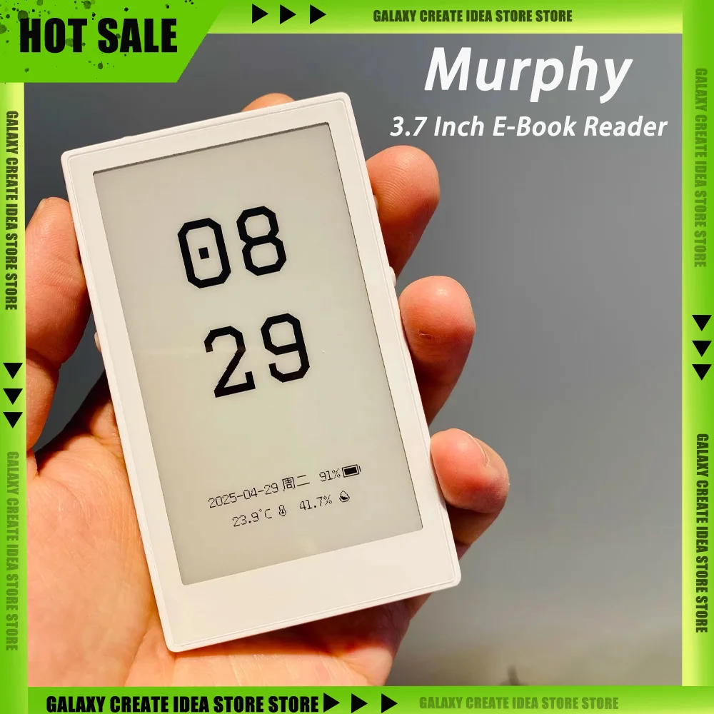 

Murphy 3.7 Inch E-Book Reader Lightweight Ink Screen Long Battery Life 32GB Reader Eye Protection Portable E-Book Readers Gifts