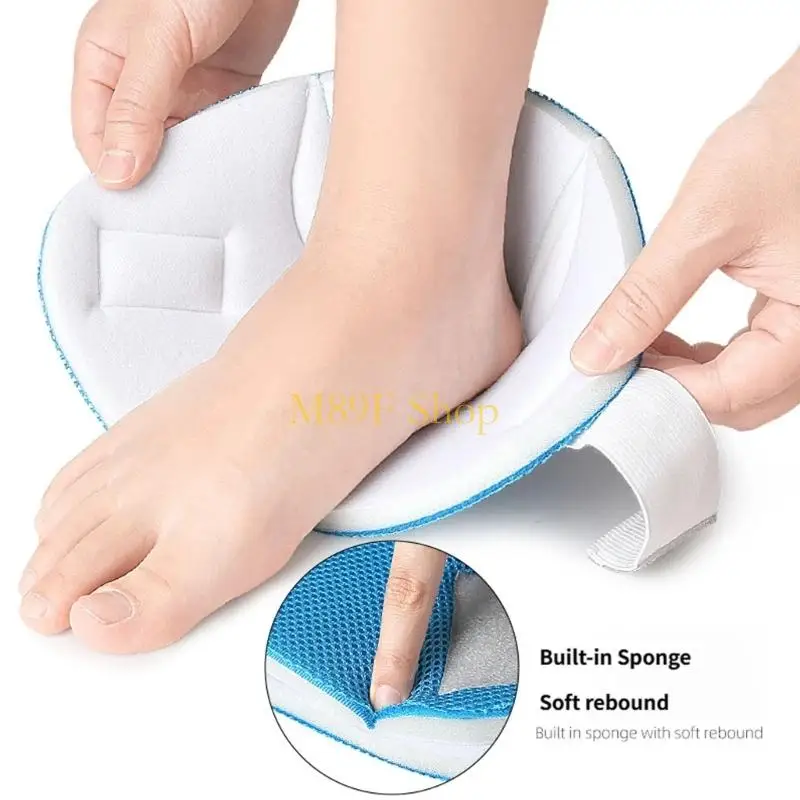 M89F Secure Heel Protector With Breathable Mesh And Soft Padding For Recovery