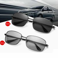 1PCS Mens Polarized Photochromic sunglasses UV400 Pilot Sport Glasses Driving Eyewear Automotive Products Driver's Goggles