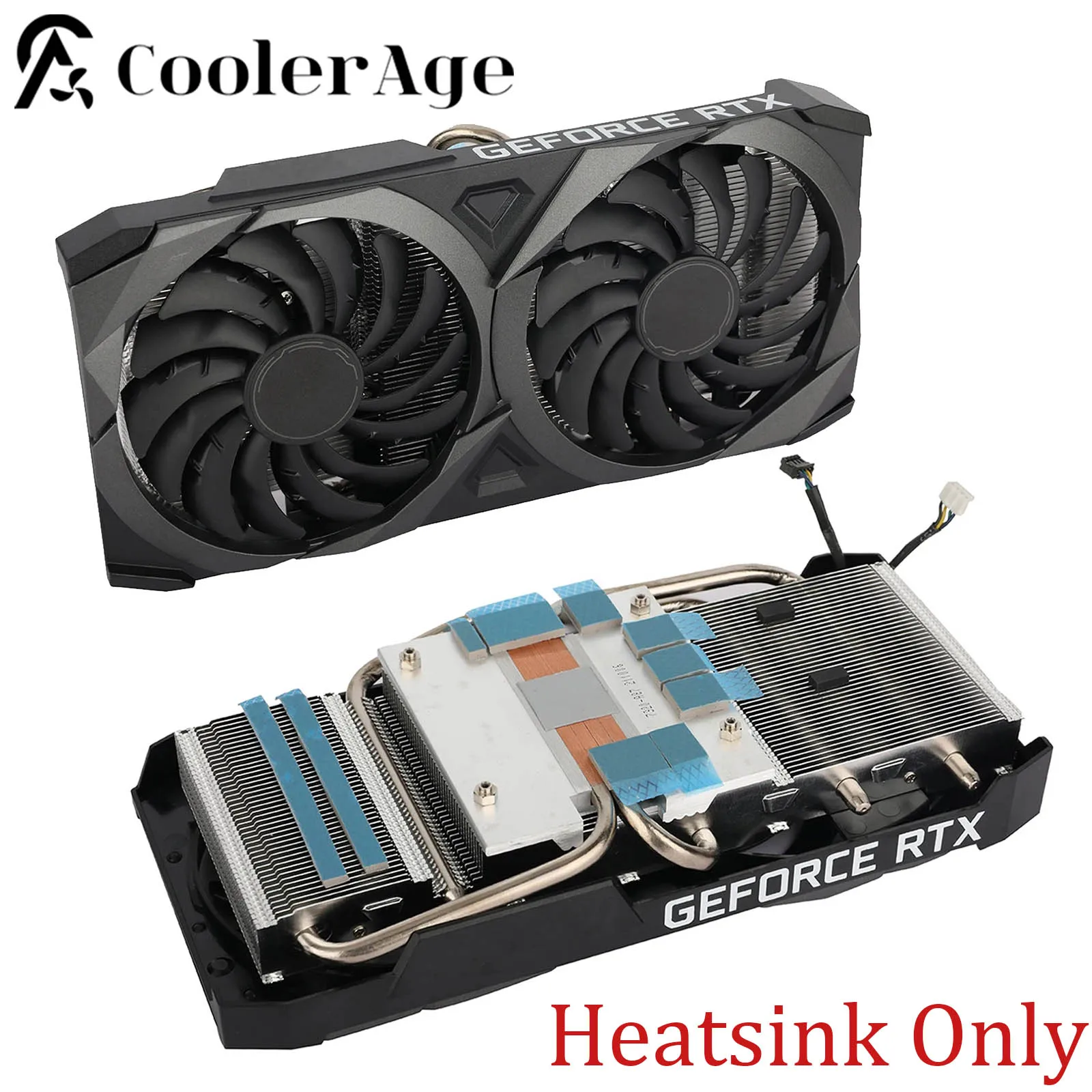 

Original New Graphics Card Cooling Heatsink RTX3060Ti RTX3070 For MSI RTX 3060 Ti 3070 Ventus 2X Video Card Heatsink