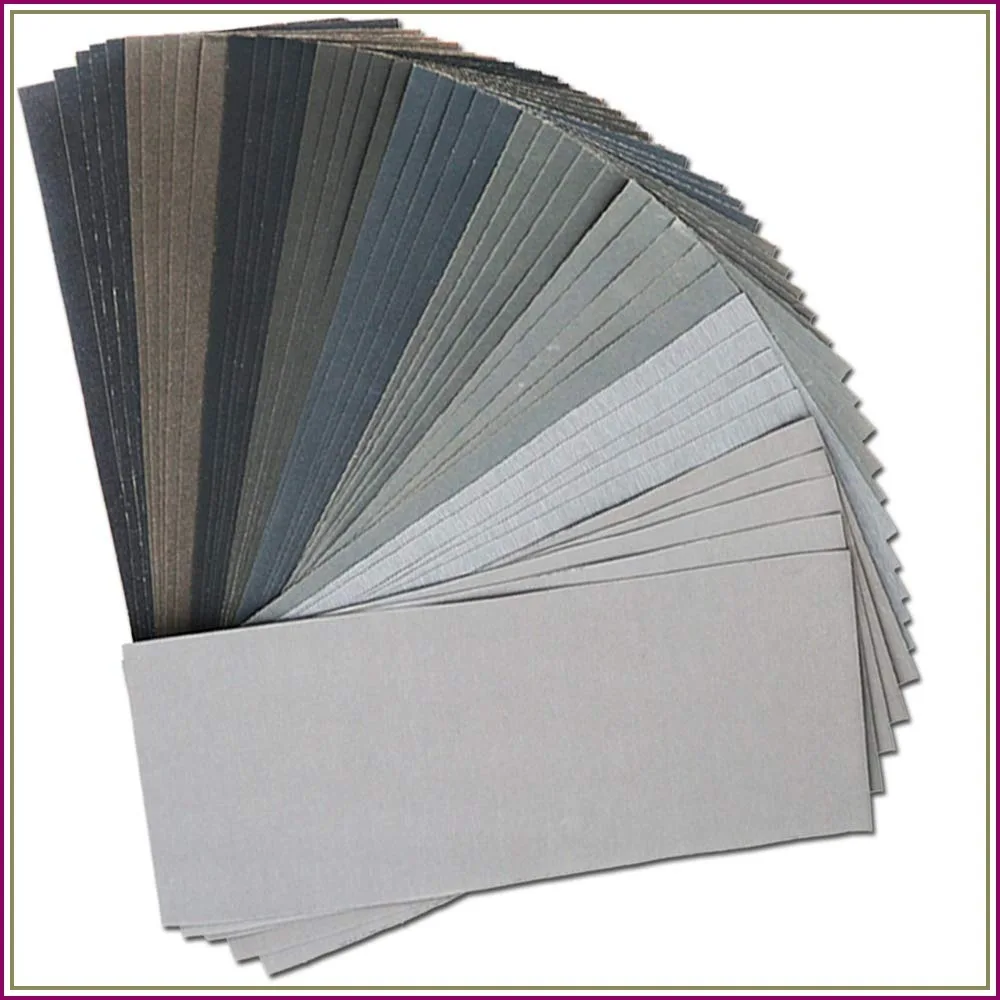 45Pcs Wet Dry Sandpaper, 400-3000 Grit Assorted Sanding Sheets for Automotive Polishing, Metal Sanding, Wood Finishing, 9x3.6 Inch