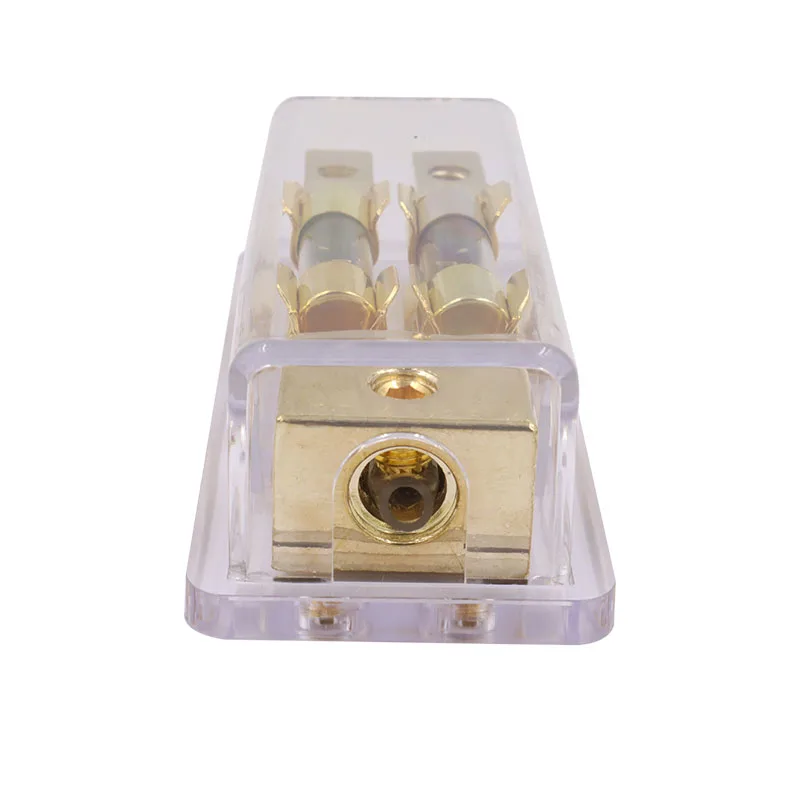 AGU Fuse Holder Power Distribution Box 1 Into 2 Out /1 Into 3/Out 1 Into 4 Out for Car Speaker Power Ground Fuse Box Distributor