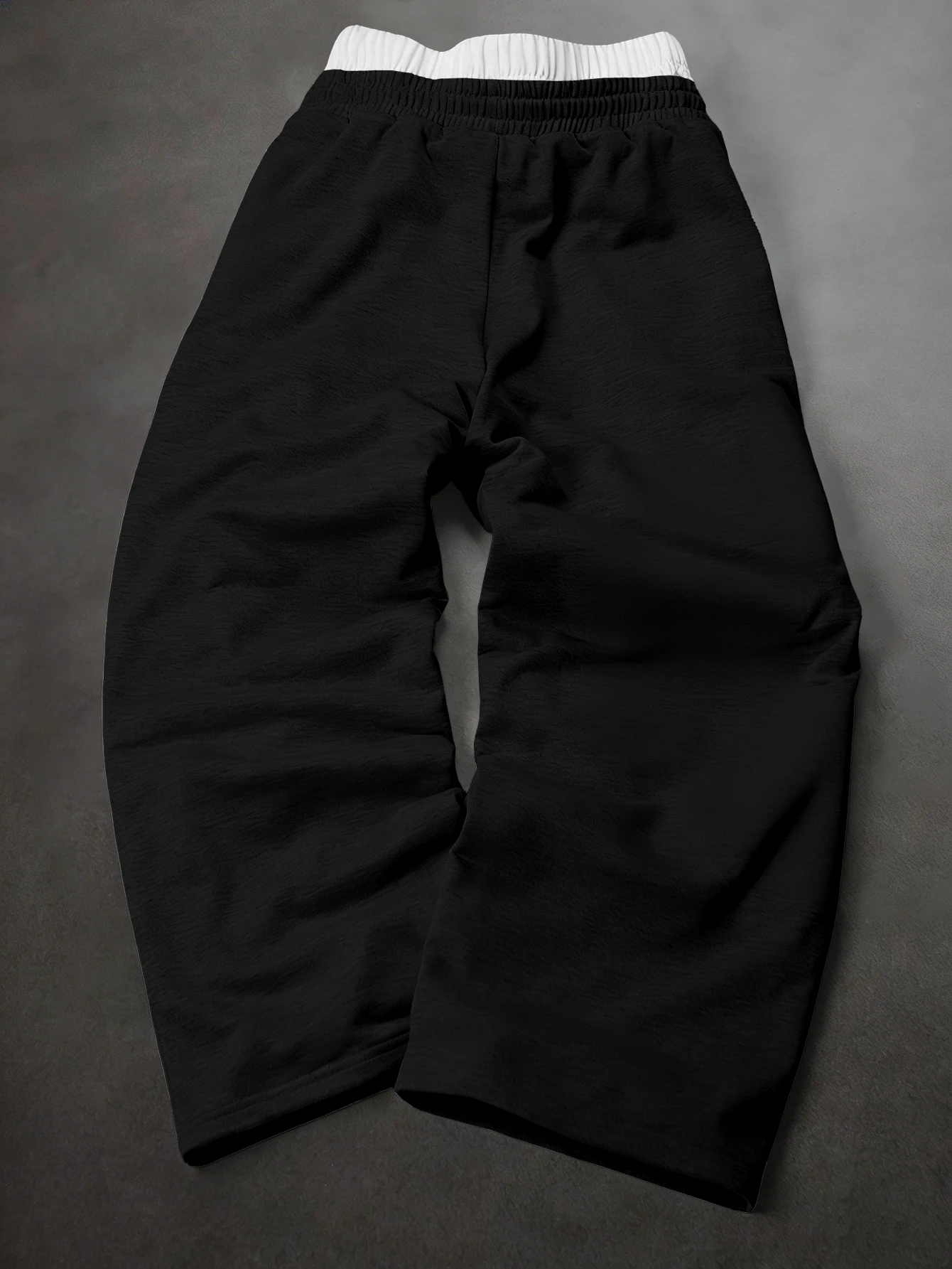 Men's Loose Wide Leg Streetwear Dream Maker Angel Graphic Drawstring Pants Polyester Elastic Waist S‑2XL