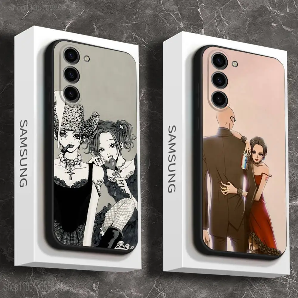 

Anime N-NaNa O-Osaki Phone Case For Samsung Galaxy A 73,72,51,53,52,71,22,5G,Note,J7,8,9 Soft Black Cover