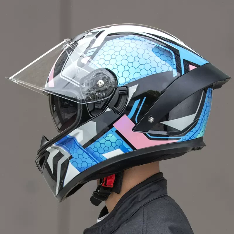 2026 ECE and DOT Stylish Full Face Motorcycle Helmet with Dual Visor Factory Direct Man Accessories ABS New