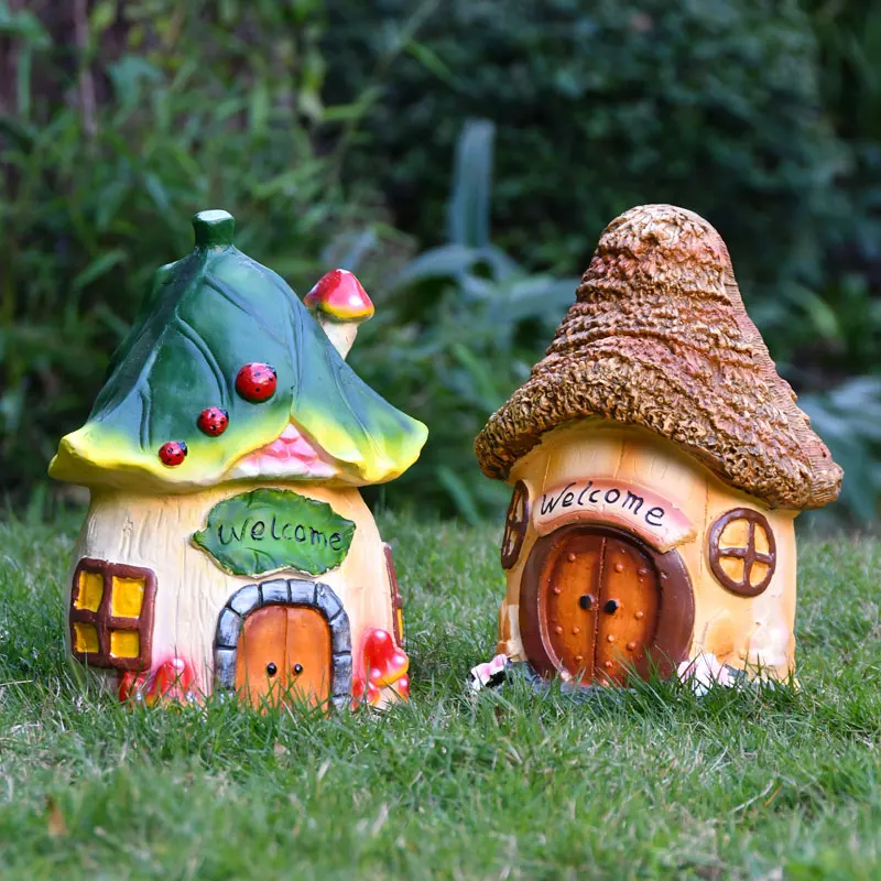 Creative Resin Plant Ornament for Garden Rustic Yard Decoration Courtyard Landscape Sculpture Farmhouse Home Decor Statues