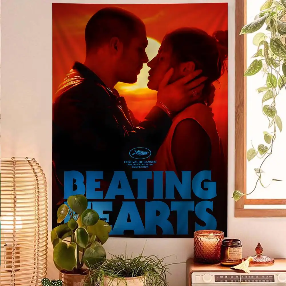 Beating Hearts Movie Colorful Tapestry Wall Hanging Bohemian Wall Tapestries Mandala Wall Hanging Sheets
