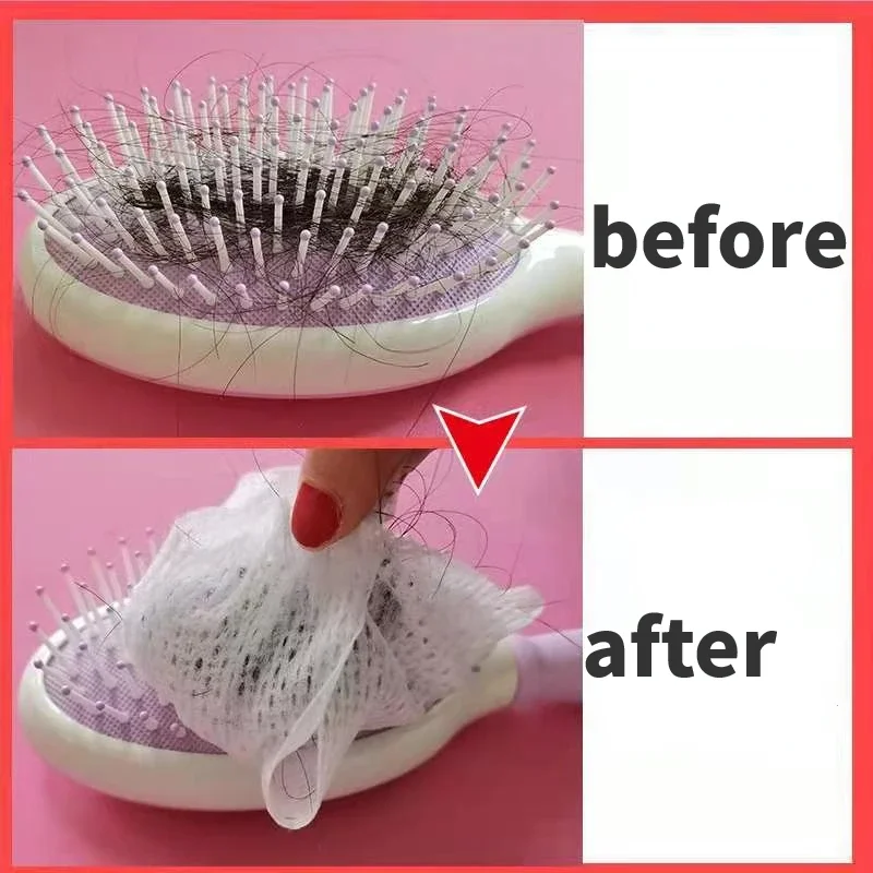 Clean The Comb Protection Net Hair Clean Portable Air Cushion Extraction Type Cleaning Cloth Cleaning Sheet Comb Pet