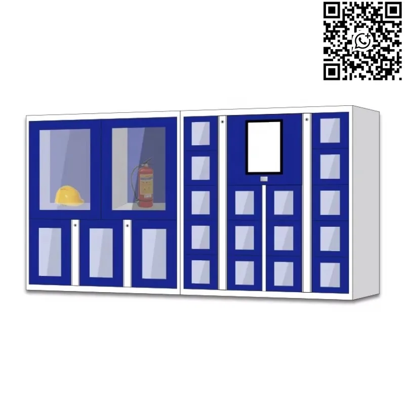 Custom Smart Storage Locker 24 7 Self Service Electronic Lock Tool Cabinet Drop off Pick up System for Industrial Facility